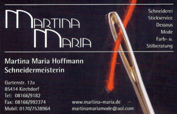 Martina Maria(Schneidermeisterin)