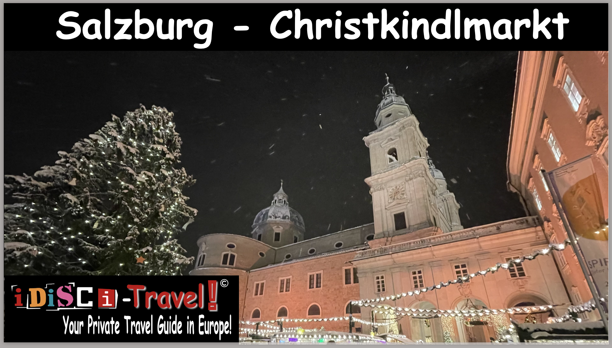 2023 - Salzburg Christkindlmarkt on Dom- and Residenzplatz Square